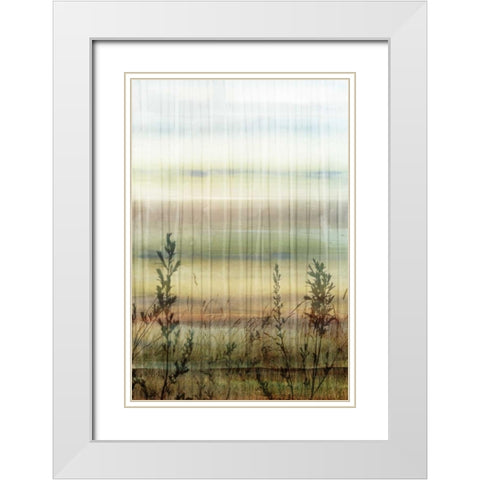 Wheat Fields - Mini White Modern Wood Framed Art Print with Double Matting by Selkirk, Edward