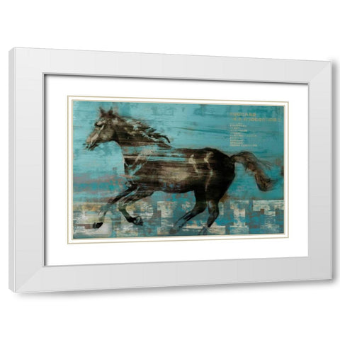 Spirit White Modern Wood Framed Art Print with Double Matting by Selkirk, Edward