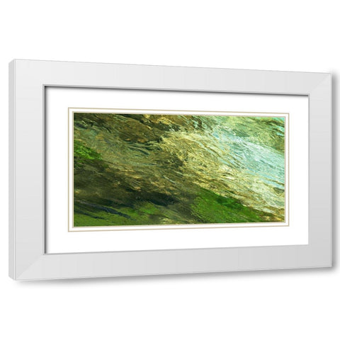 Fontaine Abstract I White Modern Wood Framed Art Print with Double Matting by Crainford, Steven