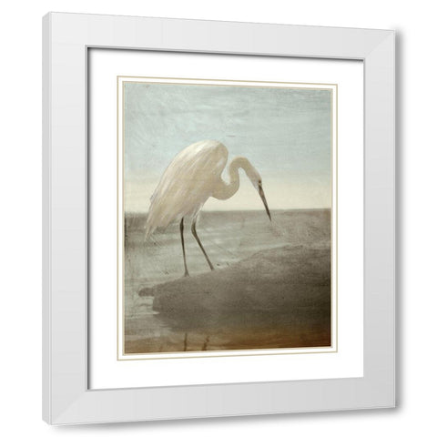 Victoria III White Modern Wood Framed Art Print with Double Matting by Theodosiou, Matina
