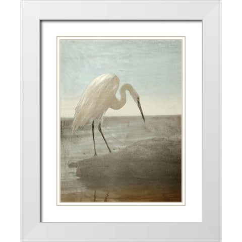 Victoria III White Modern Wood Framed Art Print with Double Matting by Theodosiou, Matina