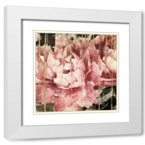 Adore III White Modern Wood Framed Art Print with Double Matting by Theodosiu, Matina