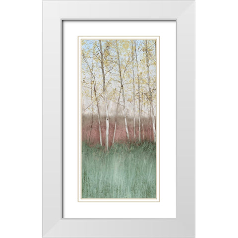 Late Sunday White Modern Wood Framed Art Print with Double Matting by Theodosiou, Matina