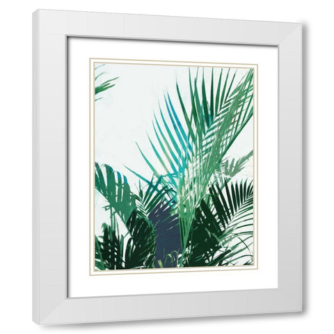 Sultry Day II White Modern Wood Framed Art Print with Double Matting by Theodosiou, Matina