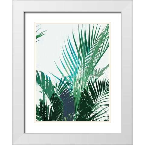 Sultry Day II White Modern Wood Framed Art Print with Double Matting by Theodosiou, Matina