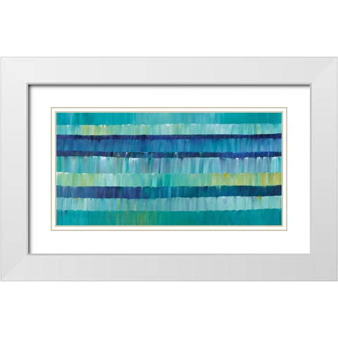 Port Credit White Modern Wood Framed Art Print with Double Matting by Gress, Thomas
