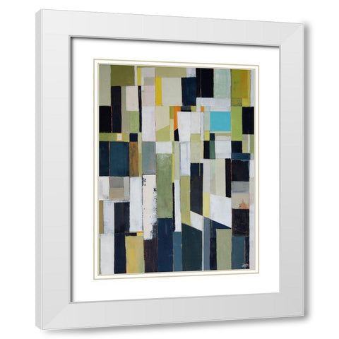 SkylightÂ  White Modern Wood Framed Art Print with Double Matting by Bluefield, Tina