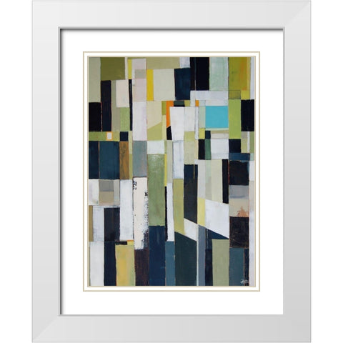 SkylightÂ  White Modern Wood Framed Art Print with Double Matting by Bluefield, Tina