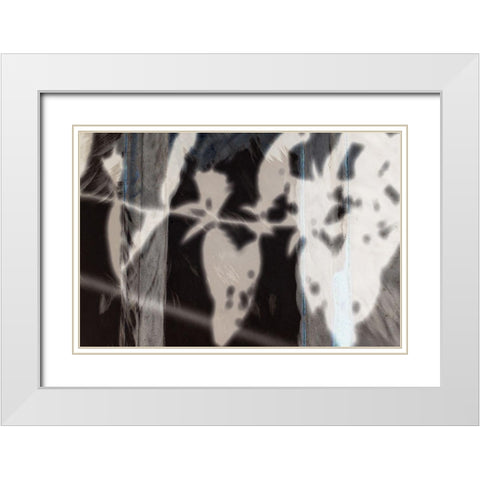 Trailing Vines I White Modern Wood Framed Art Print with Double Matting by Trimmel, Petra