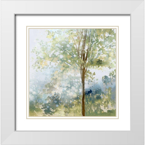 In the Light  White Modern Wood Framed Art Print with Double Matting by Utsal, Helen