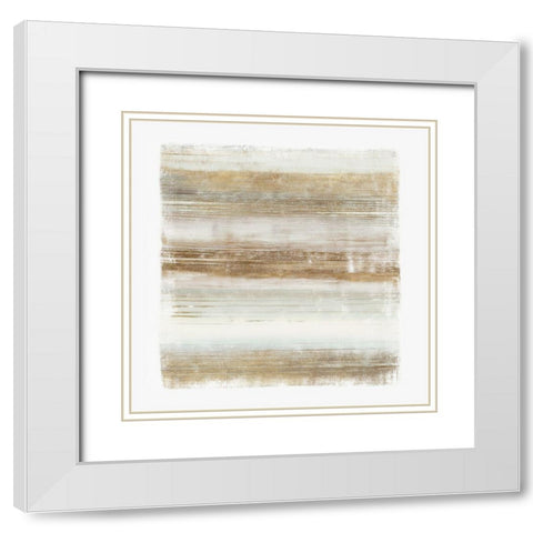 Coexist IÂ  White Modern Wood Framed Art Print with Double Matting by Medvedeva, Anna