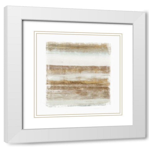 Coexist II   White Modern Wood Framed Art Print with Double Matting by Medvedeva, Anna