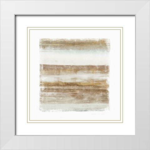 Coexist II   White Modern Wood Framed Art Print with Double Matting by Medvedeva, Anna