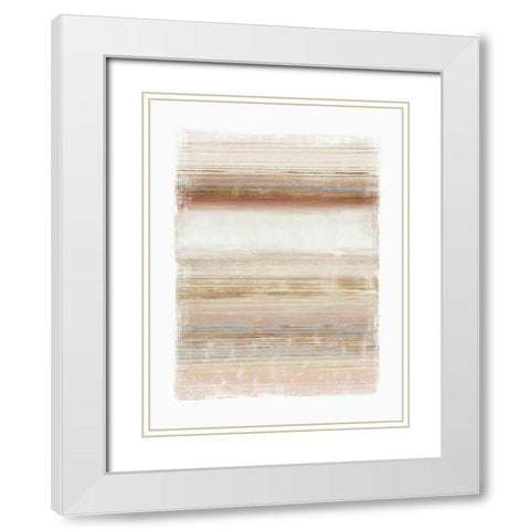 Magnetic  White Modern Wood Framed Art Print with Double Matting by Medvedeva, Anna