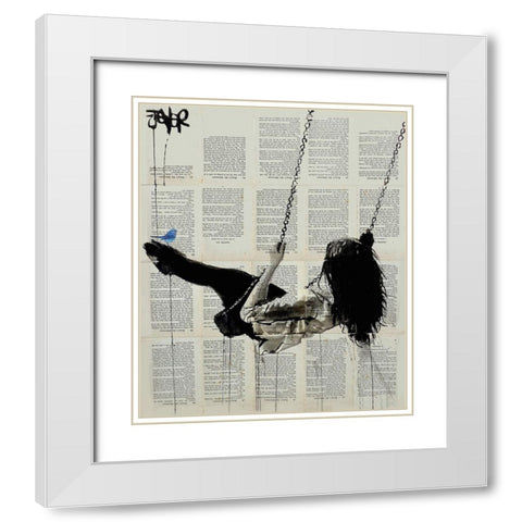 Where Nothing Matters  White Modern Wood Framed Art Print with Double Matting by Jover, Loui
