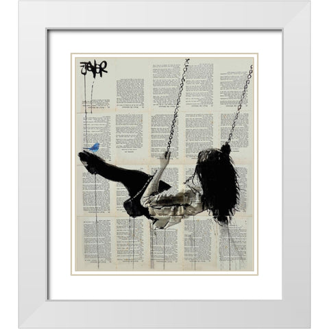 Where Nothing Matters  White Modern Wood Framed Art Print with Double Matting by Jover, Loui