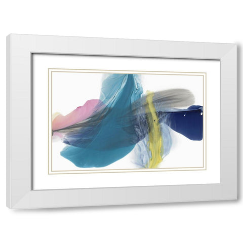 Colour Wonderful  White Modern Wood Framed Art Print with Double Matting by McFarland, Vicki