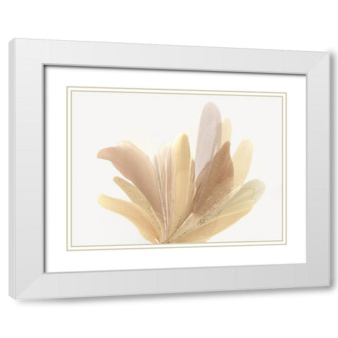 Twilight Bloom II White Modern Wood Framed Art Print with Double Matting by McFarland, Vicki