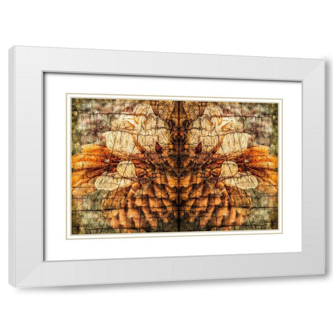 Autumnal Spirit I White Modern Wood Framed Art Print with Double Matting by Vincze