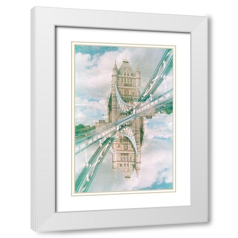 The Inbetween  White Modern Wood Framed Art Print with Double Matting by Vandenabeele, Robin
