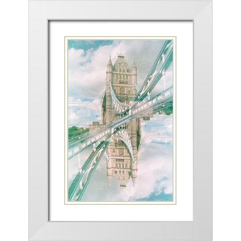 The Inbetween  White Modern Wood Framed Art Print with Double Matting by Vandenabeele, Robin