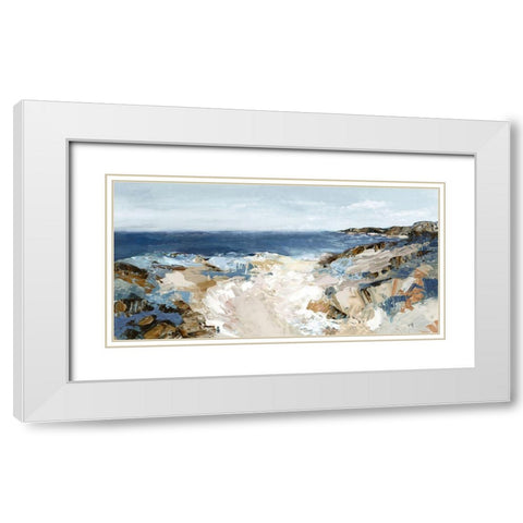 Path to the Sea  White Modern Wood Framed Art Print with Double Matting by Mavis, Luna