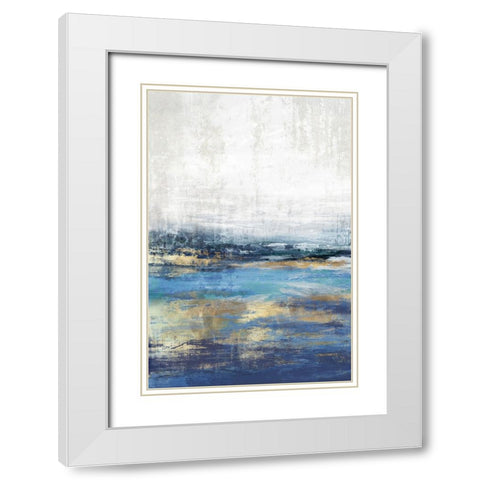 Peace Antebellum White Modern Wood Framed Art Print with Double Matting by Mavis, Luna