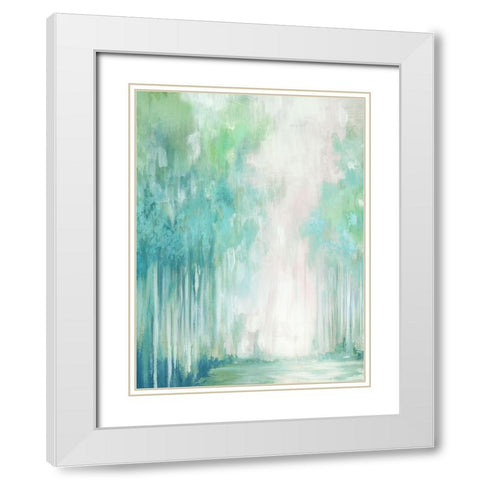 Whispers of the Woods I White Modern Wood Framed Art Print with Double Matting by Mavis, Luna