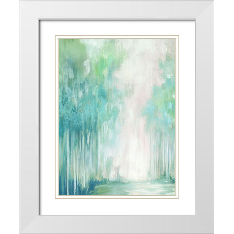 Whispers of the Woods I White Modern Wood Framed Art Print with Double Matting by Mavis, Luna