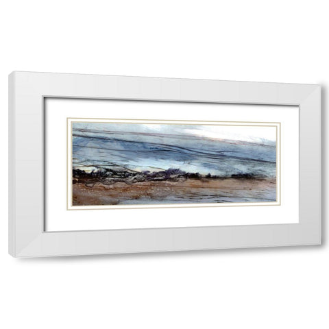 Untamed Land White Modern Wood Framed Art Print with Double Matting by Kroeker, Wendy