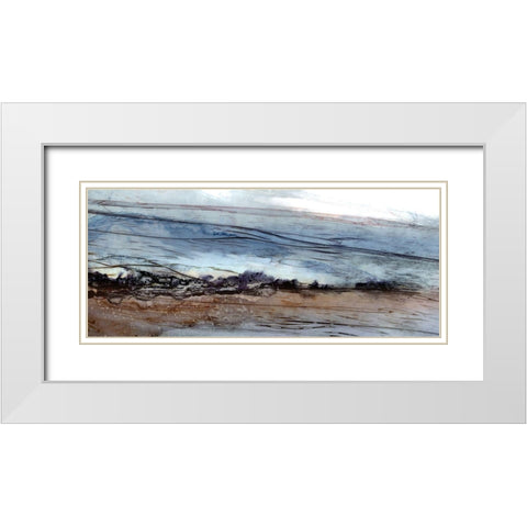 Untamed Land White Modern Wood Framed Art Print with Double Matting by Kroeker, Wendy