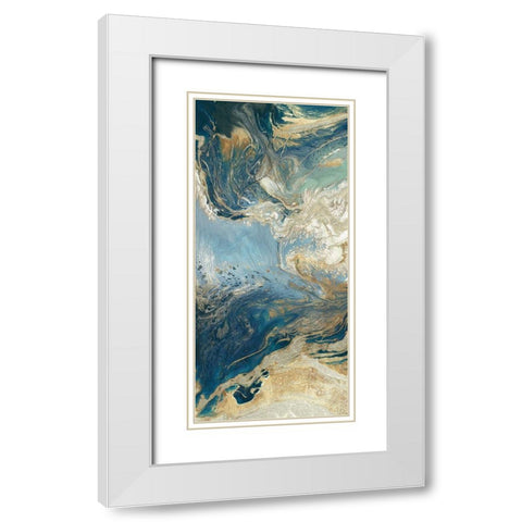Sea Destiny II White Modern Wood Framed Art Print with Double Matting by Kroker, Wendy