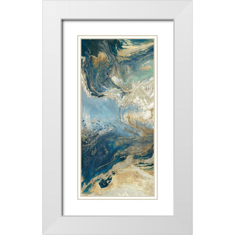 Sea Destiny II White Modern Wood Framed Art Print with Double Matting by Kroker, Wendy