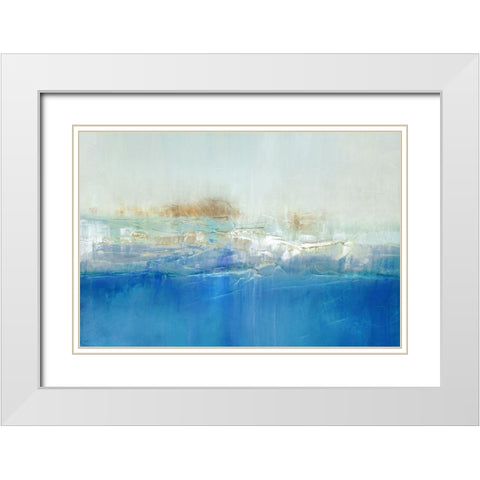 Marine Lights  White Modern Wood Framed Art Print with Double Matting by Kroeker, Wendy