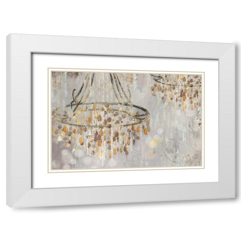 Cortege I White Modern Wood Framed Art Print with Double Matting by Wilson, Aimee