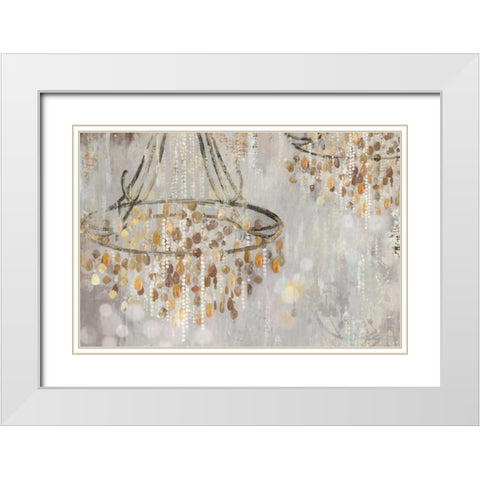 Cortege I White Modern Wood Framed Art Print with Double Matting by Wilson, Aimee