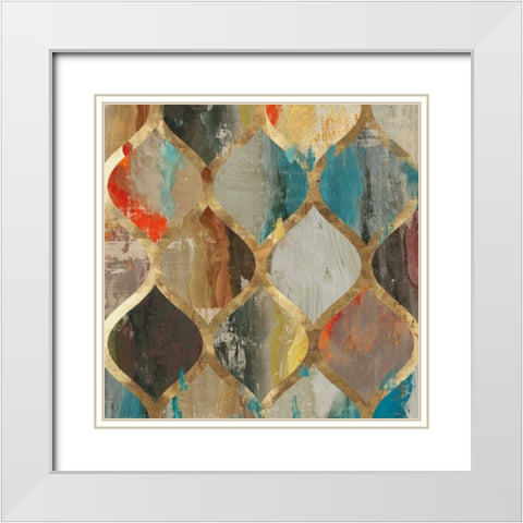 Ecliptic I White Modern Wood Framed Art Print with Double Matting by Wilson, Aimee