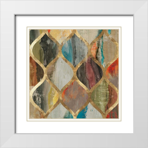 Ecliptic II White Modern Wood Framed Art Print with Double Matting by Wilson, Aimee