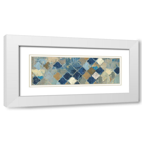 Essaouira II White Modern Wood Framed Art Print with Double Matting by Wilson, Aimee