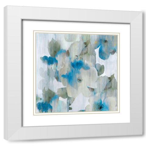 Forget Me Not I White Modern Wood Framed Art Print with Double Matting by Wilson, Aimee