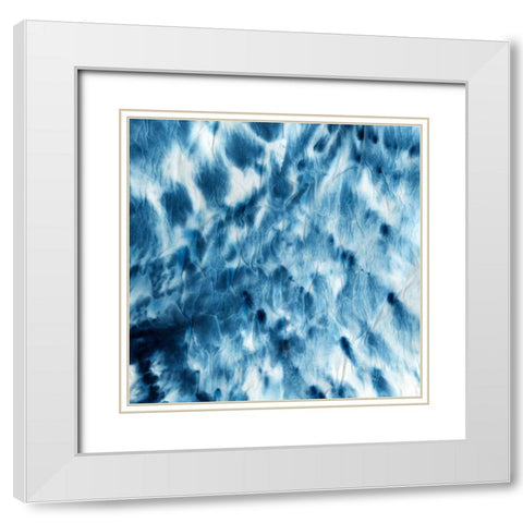 Indigo Dye I  White Modern Wood Framed Art Print with Double Matting by Wilson, Aimee