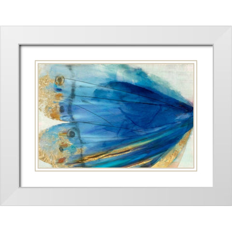 Wing I White Modern Wood Framed Art Print with Double Matting by Wilson, Aimee