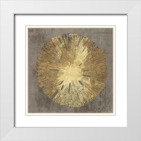 Sand Dollar II White Modern Wood Framed Art Print with Double Matting by Wilson, Aimee