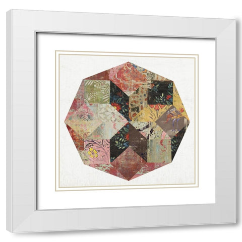 Memories Aside I White Modern Wood Framed Art Print with Double Matting by Wilson, Aimee