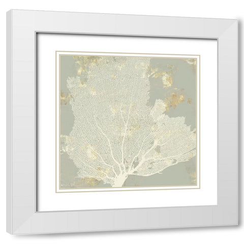 Sea Coral I  White Modern Wood Framed Art Print with Double Matting by Wilson, Aimee