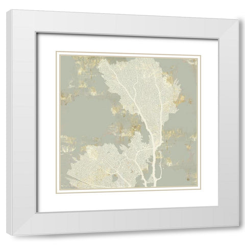 Sea Coral II  White Modern Wood Framed Art Print with Double Matting by Wilson, Aimee