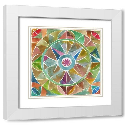 Tessellation I  White Modern Wood Framed Art Print with Double Matting by Wilson, Aimee