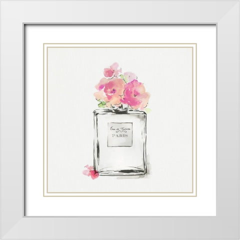 Parfum I  White Modern Wood Framed Art Print with Double Matting by Aimee Wilson