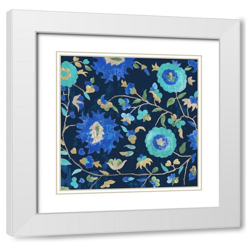 Persian Nights I  White Modern Wood Framed Art Print with Double Matting by Wilson, Aimee