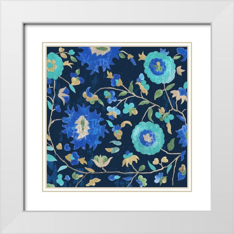 Persian Nights I  White Modern Wood Framed Art Print with Double Matting by Wilson, Aimee